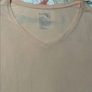 Terra & Sky V-Neck Beige Top